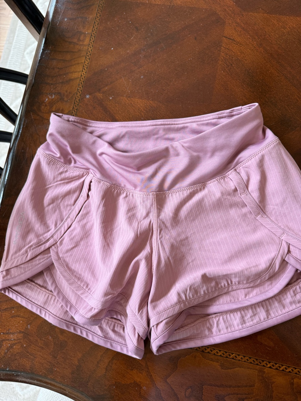 High-Rise Women's Pickleball Shorts in Dusty Pink